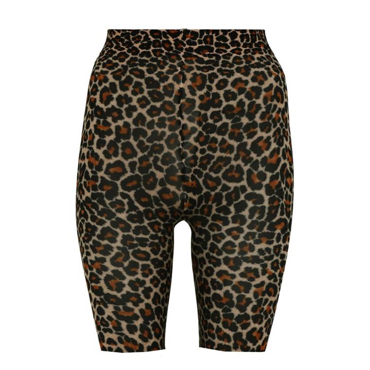 Sneaky Fox Leopard Shorts, Natural 